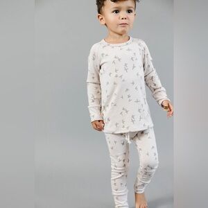 Childhoods Knit Jogger Set | Birds Mushroom
